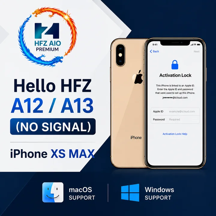 Hello HFZ A12/A13 (NO SIGNAL) iPhone XS MAX
