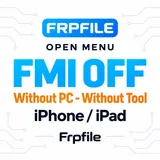 FMI OFF Open Menu (Without PC - Without Tool) - iPhone / iPad - Frpfile