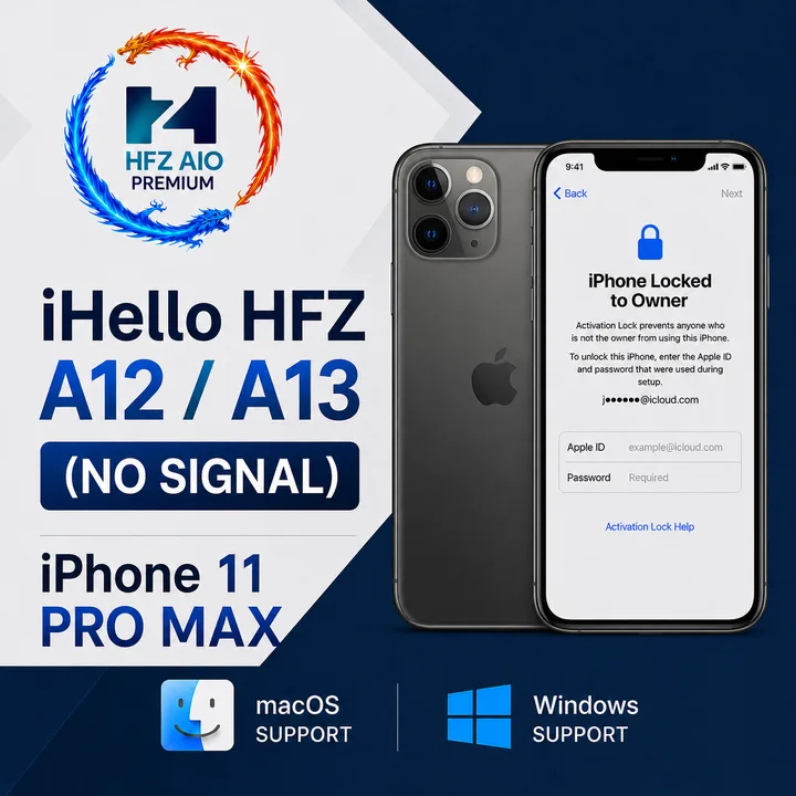 iHello HFZ A12/A13 (NO SIGNAL) iPhone 11 PRO MAX