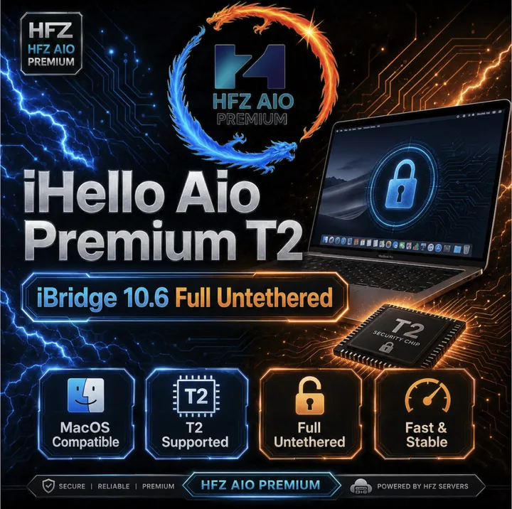 iHello Aio Premium T2 ( iBridge 11  Full Untethered) ✅