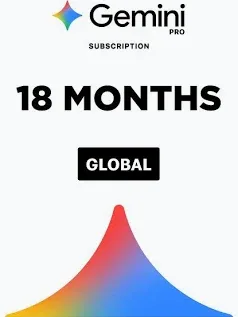 Gemini Pro Subscription For 18 Months