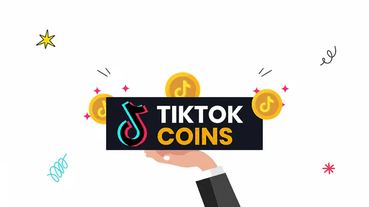 TikTok coins 1 QNT = 1000 COINS