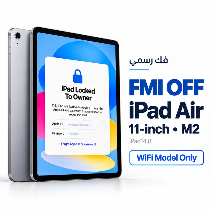 FMI OFF - iPad Air 11-inch • M2 - WiFi Model Only - [iPad14,8]