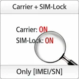Carrier + SIM-Lock Only [IMEI/SN]