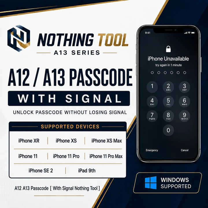 A12 A13 Passcode [ With Signal Nothing Tool ]